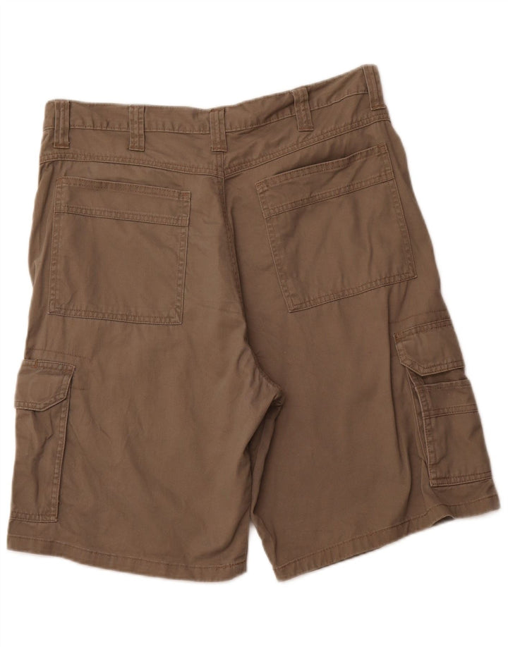 WRANGLER Herren Cargoshorts W34 Große braune Baumwolle