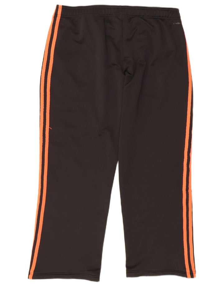 Adidas Damen Climalite Trainingshose UK 16 Large Schwarz Polyester