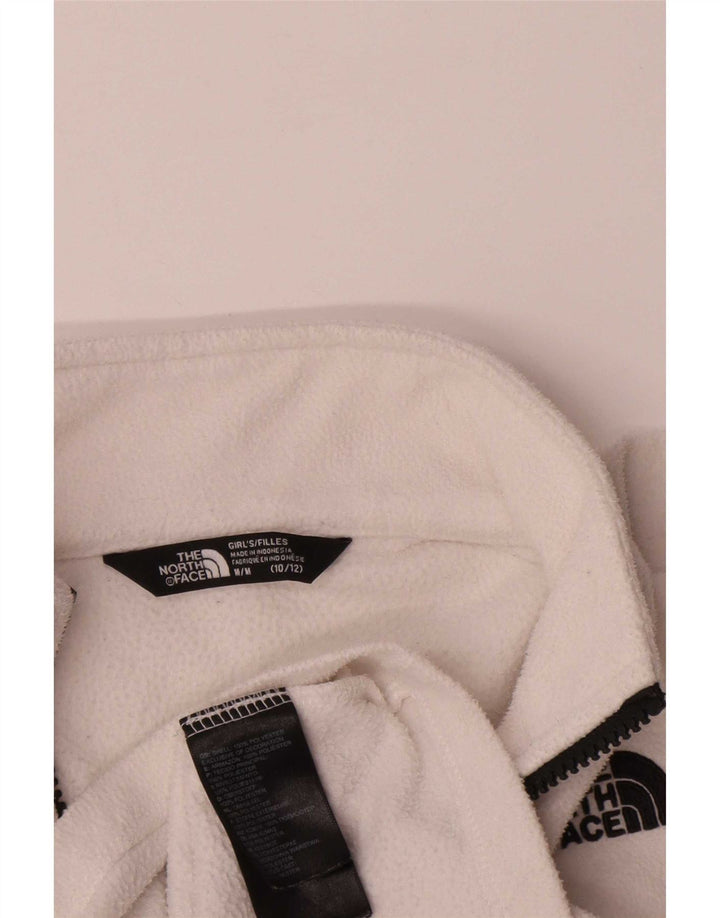 The North Face Mädchen-Fleecejacke, 9–10 Jahre, mittelweißes Polyester