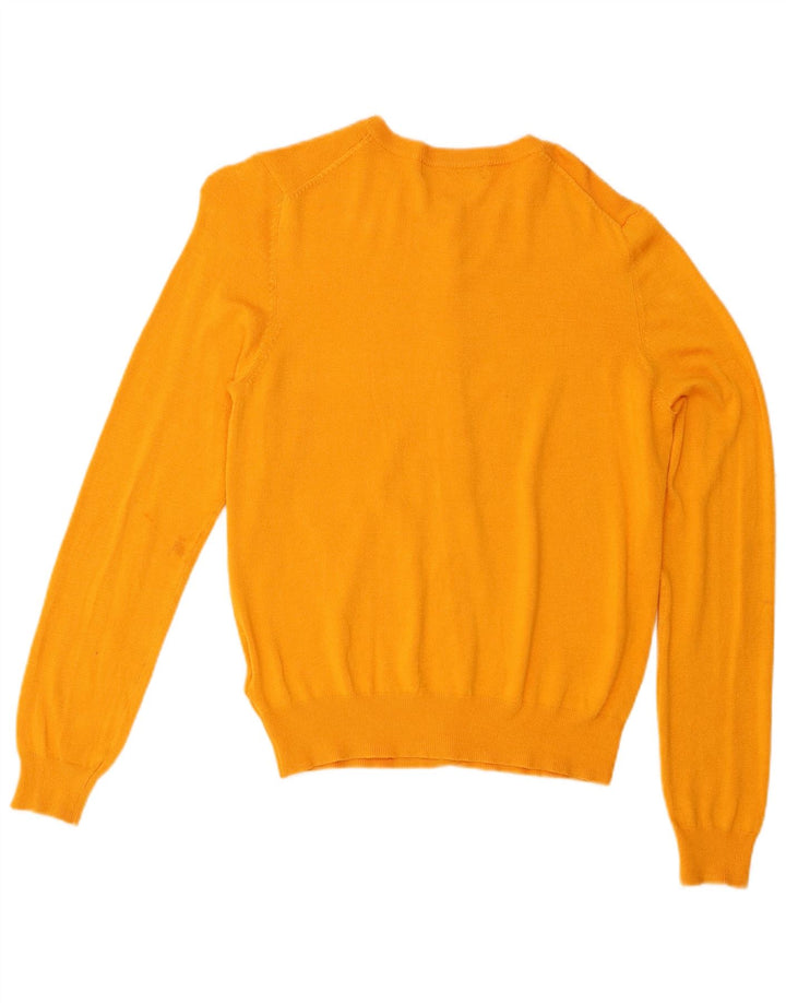 Marks & Spencer Damen-Cardigan mit normaler Passform, Größe 12, Mittelgelb