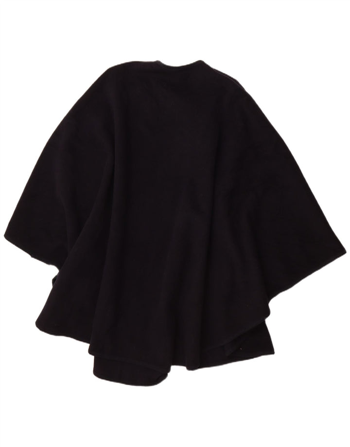 Vintage Damen Poncho Mantel Einheitsgröße Marineblau