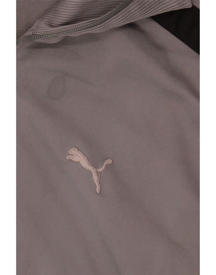 PUMA Herren-Trainingsanzug-Oberteil, Jacke, XL, Grau, Colourblock-Polyester