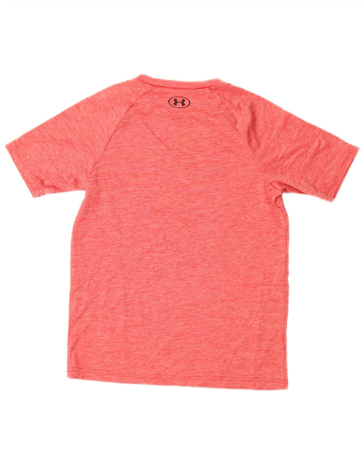 UNDER ARMOUR Heat Gear Grafik-T-Shirt für Jungen, 11–12 Jahre, Größe L, Rot