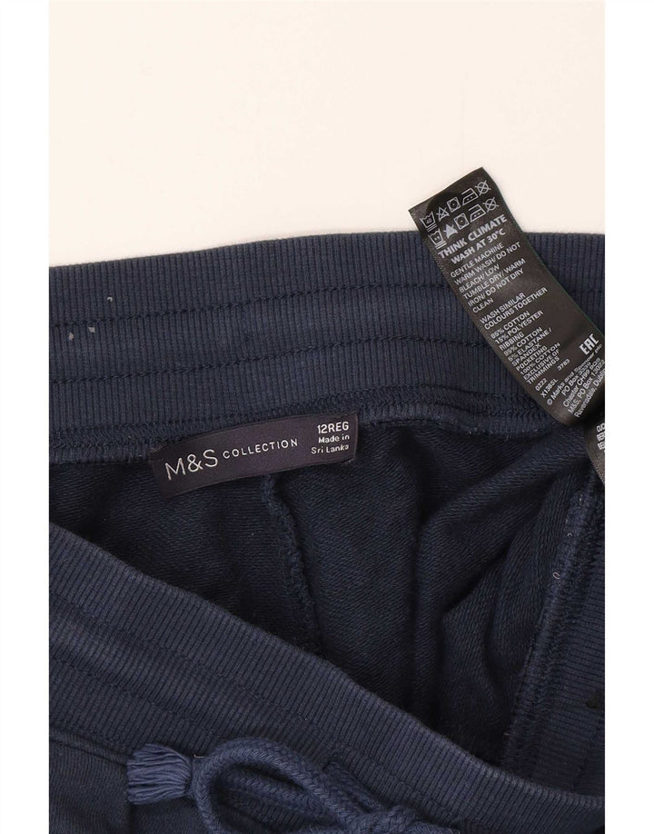 Marks & Spencer Damen-Trainingshose, Jogginghose, Größe M, Marineblau, Größe 42