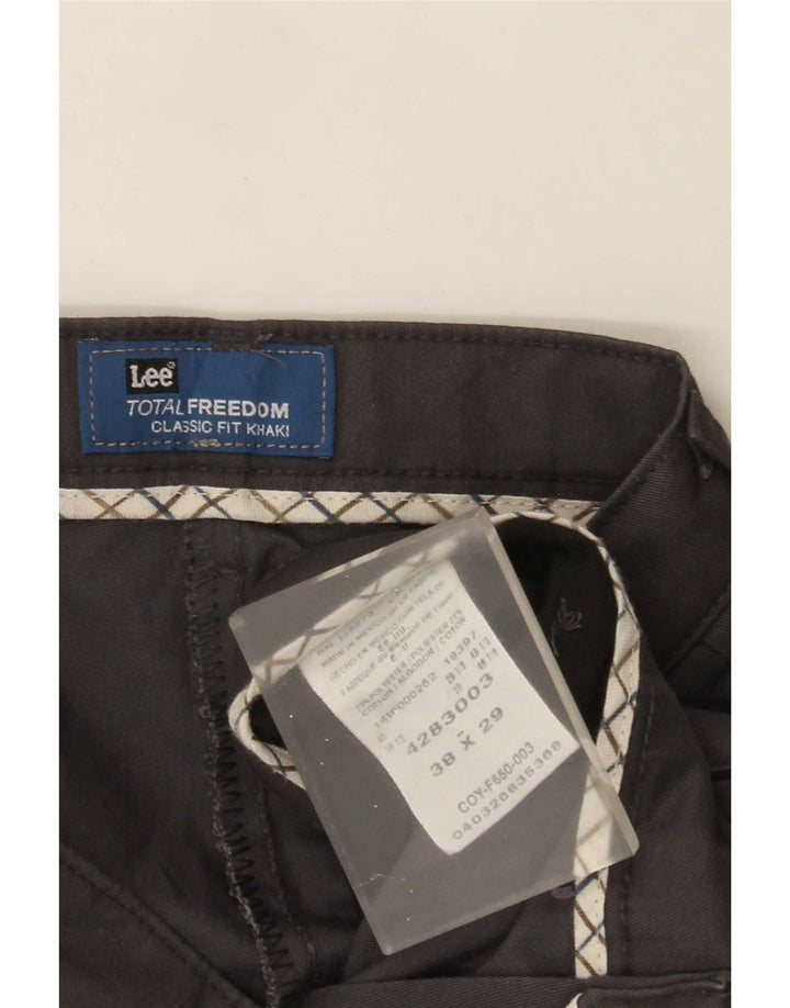 Lee Herren Total Freedom Classic Fit Anzughose W38 L29 Grau Polyester