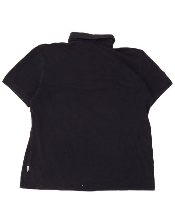 Napapijri Herren-Poloshirt, groß, marineblau, Baumwolle