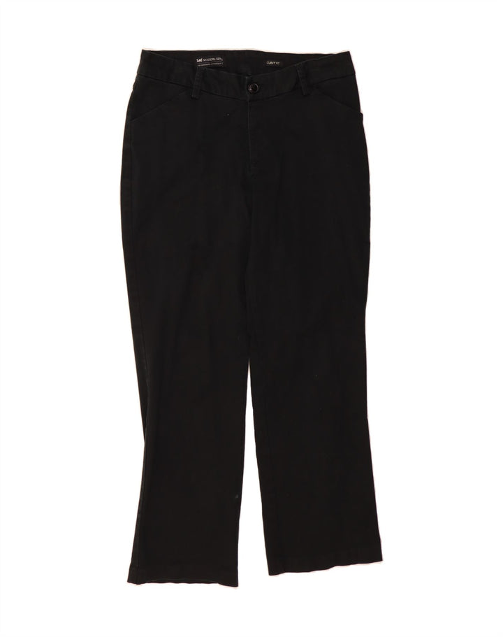 LEE Womens Modern Series Curvy Casual Trousers W32 L29 Black Vintage Lee and Second-Hand Lee from Messina Hembry 