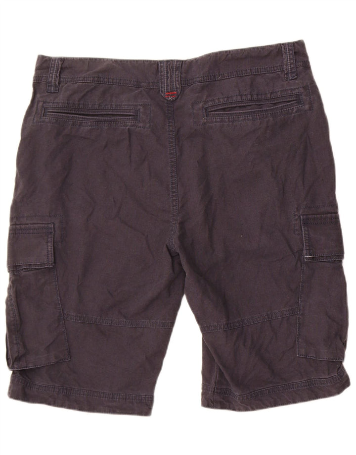 Fat Face Herren-Cargo-Shorts, W36, groß, marineblaues Leinen