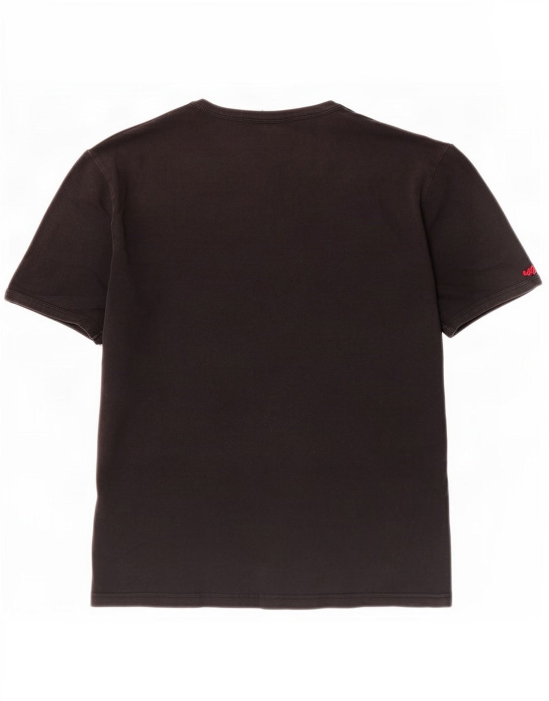 Guess Damen T-Shirt Top UK 12 Medium Schwarz Baumwolle