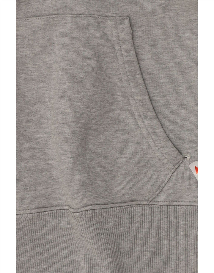 Tommy Hilfiger Herren-Kapuzenpullover aus mittelgrauer Baumwolle