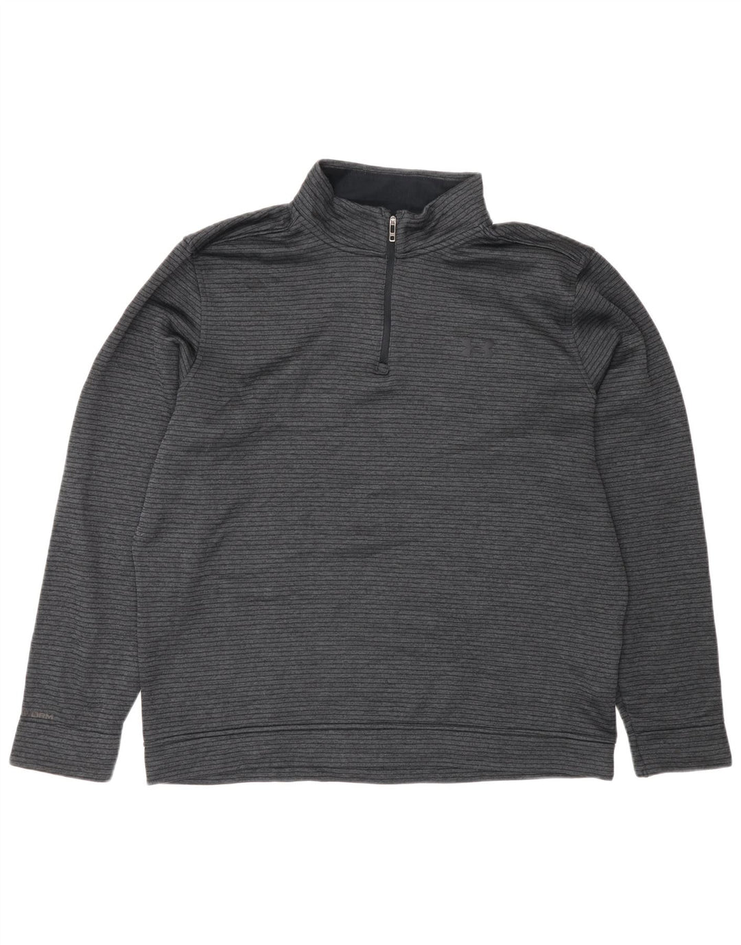Under Armour Herren Storm-Fit Pullover-Trainingsanzugoberteil mit Reißverschluss, XL, grau gestreift
