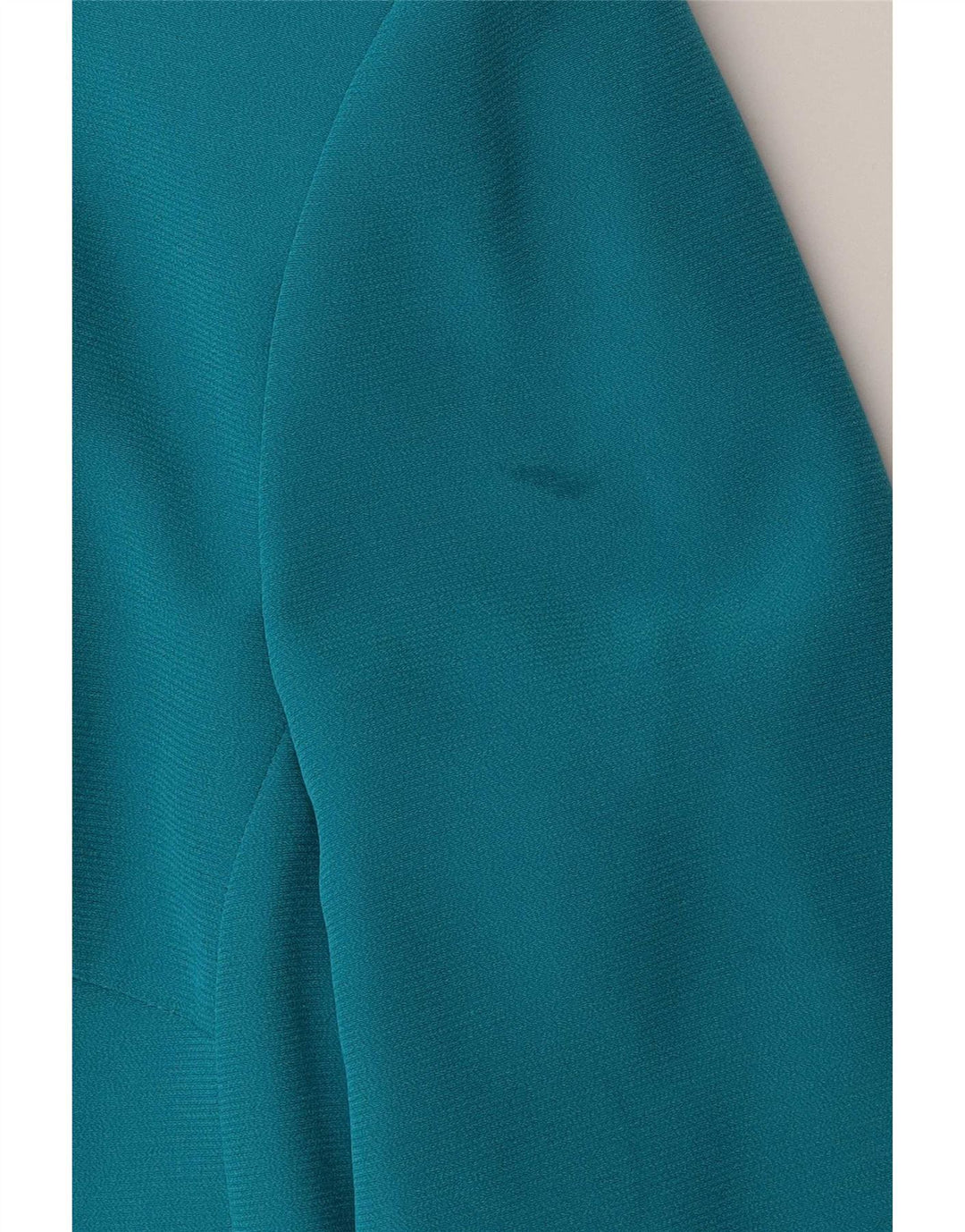 Vintage Damen Crop Blazer Jacke UK 12 Mittelblau