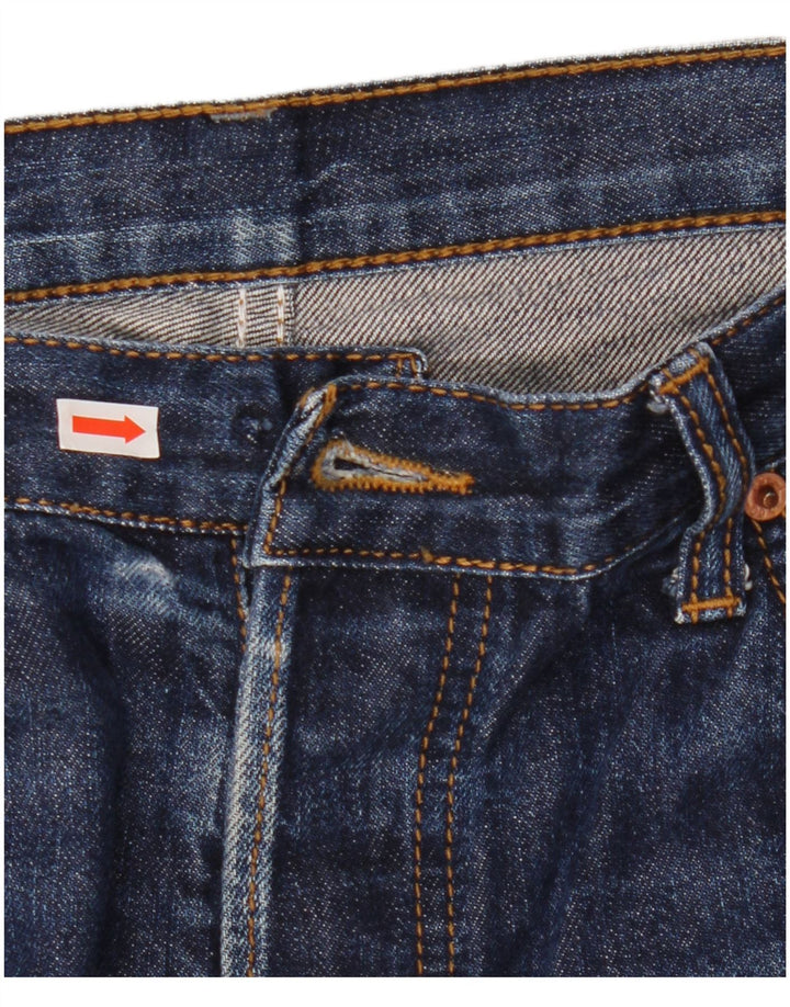 Levi's Herren 501 Straight Jeans W36 L32 Blaue Baumwolle