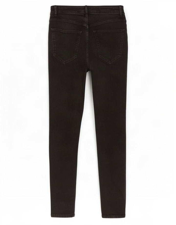 Zara Damen Slim Jeans EU 40 Medium W30 L27 Schwarz