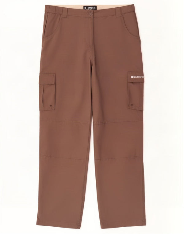 Mountain Warehouse Damen-Extreme-Cargohose, UK 16, Größe L, W34, L32, Braun