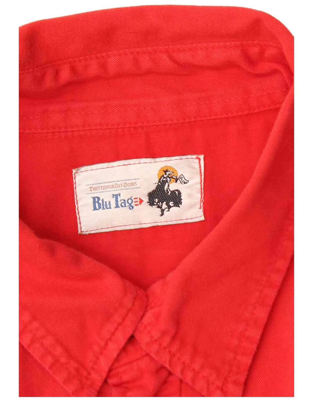 Vintage Herren Jeanshemd 3XL Rot