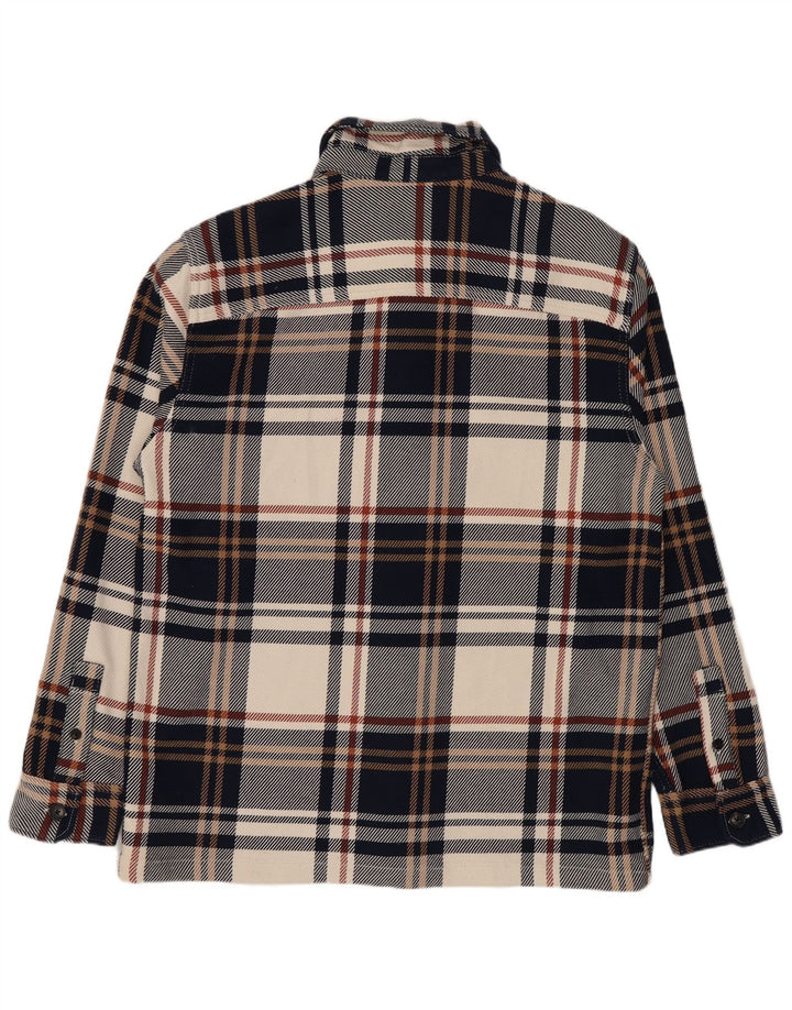 Marks & Spencer Herren-Overshirt-Flanellhemd, groß, mehrfarbig, kariert