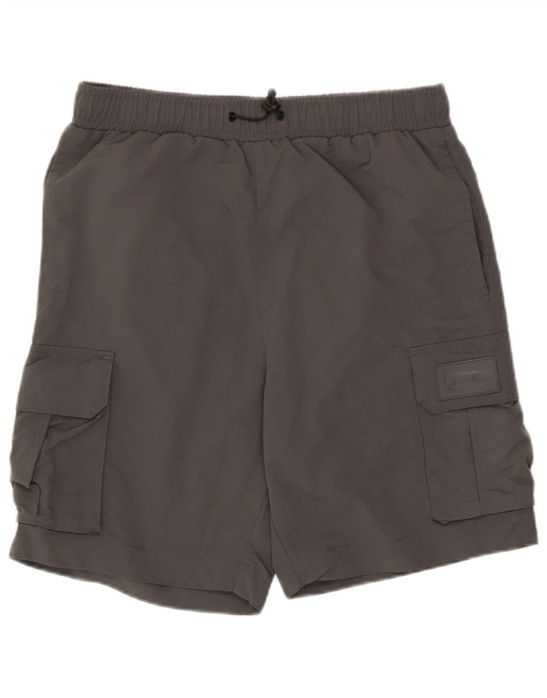 Karl Kani Herren Cargo-Shorts, Größe S, Grau, Polyamid