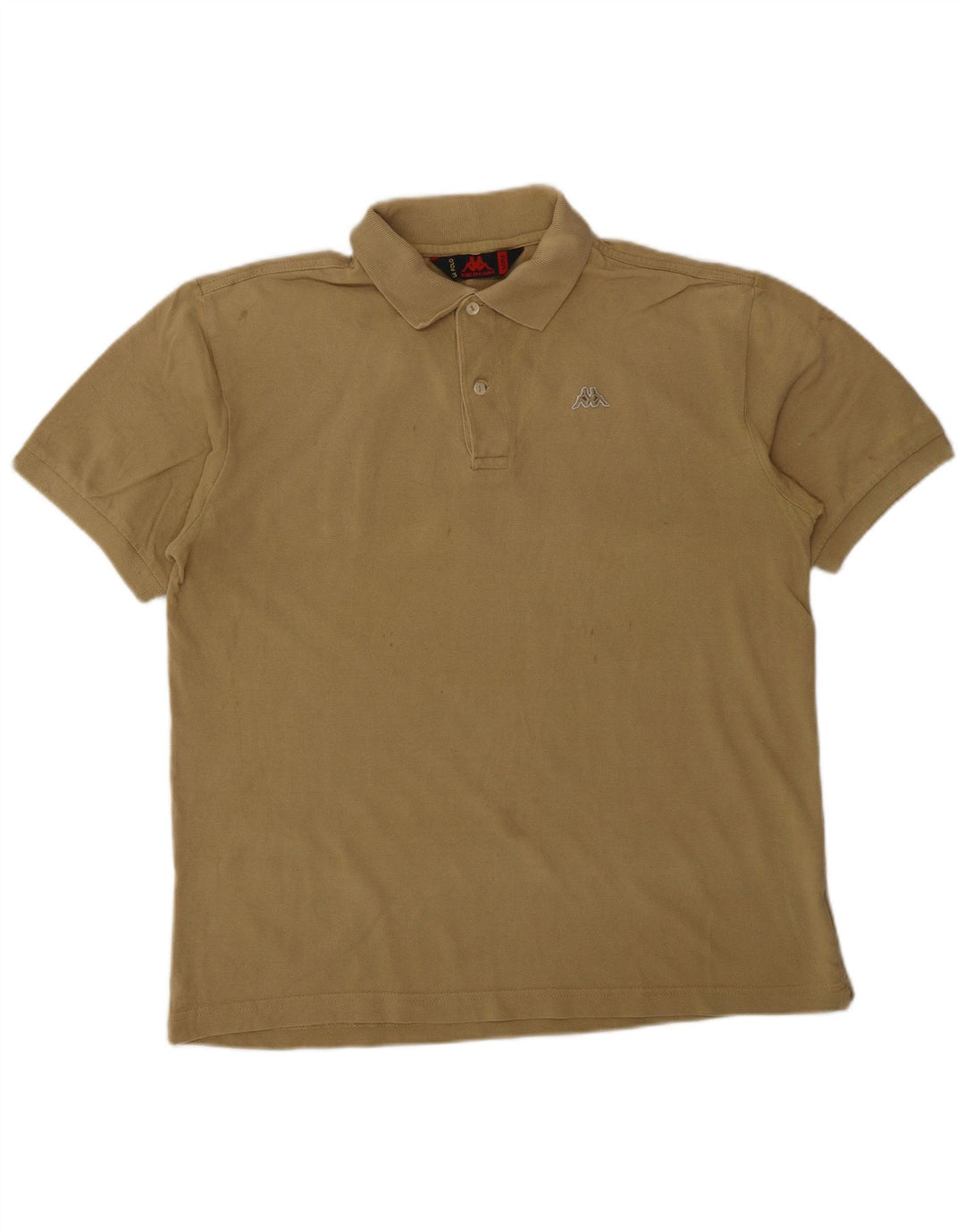 KAPPA Herren Poloshirt Large Beige Baumwolle