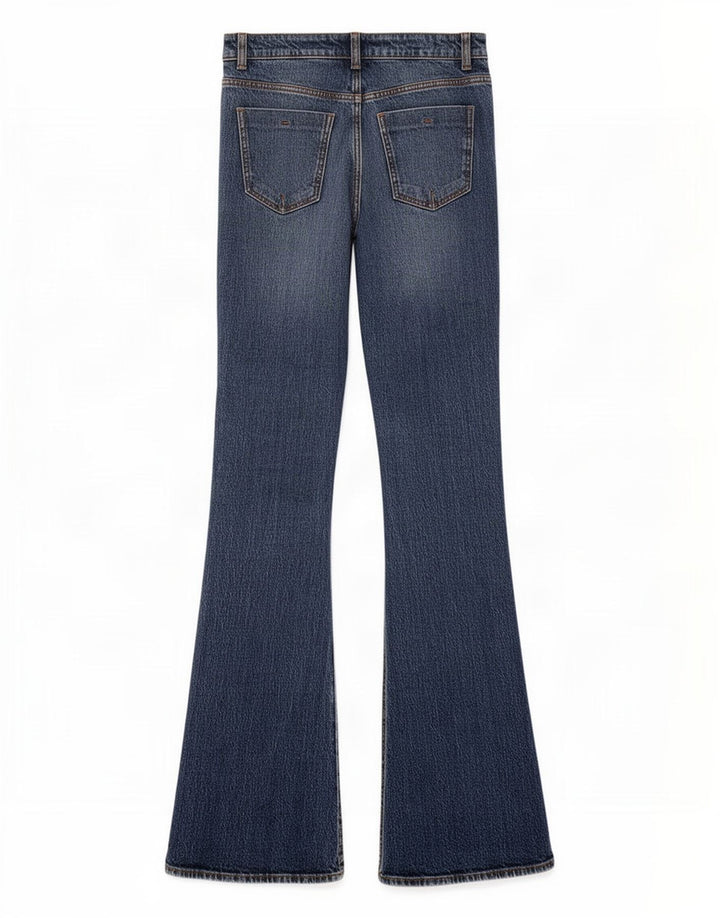 Zara Damen Schlagjeans EU 34 2XS W24 L34 Blau