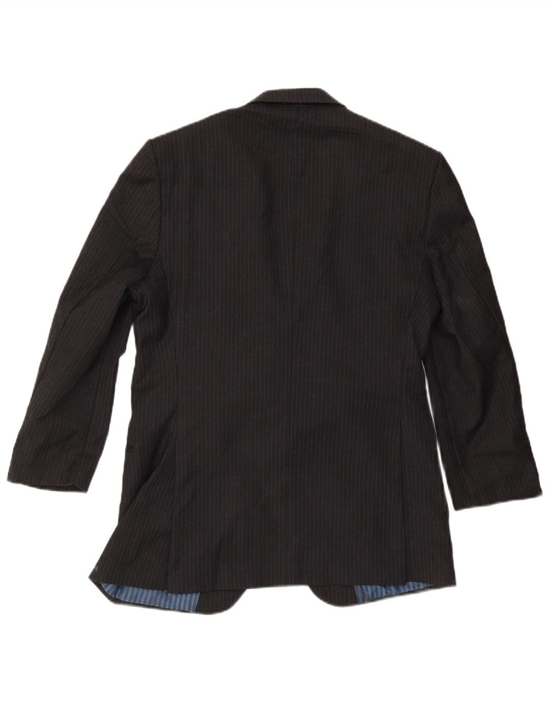 Marks & Spencer Herren-Blazer mit 2 Knöpfen, UK 38, mittelgrau, Nadelstreifen