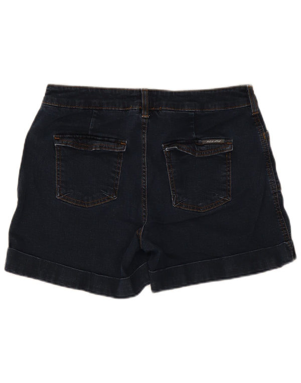 White Stuff Damen Jeansshorts UK 12 Medium W30 Marineblaue Baumwolle