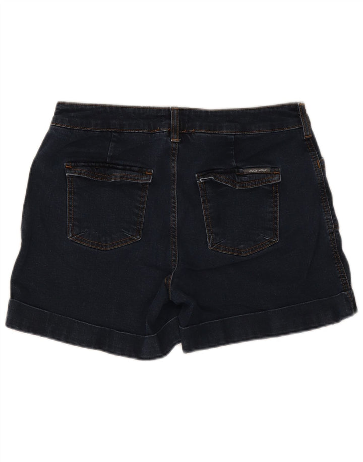 White Stuff Damen Jeansshorts UK 12 Medium W30 Marineblaue Baumwolle
