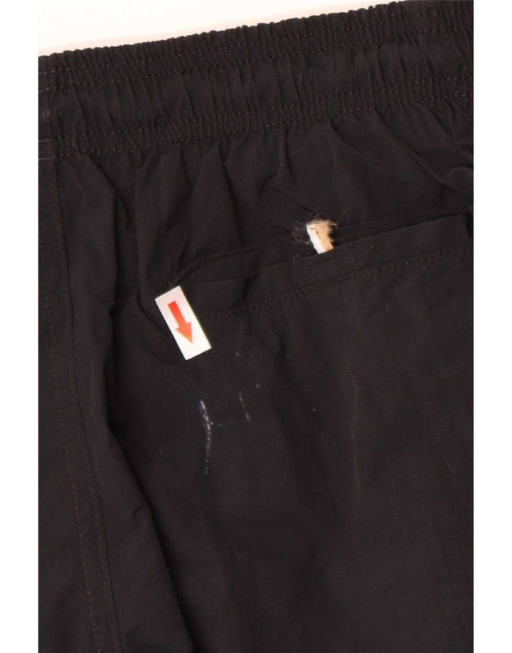 Hugo Boss Herren Badeshorts mit Grafik, Mittelschwarz, Polyamid