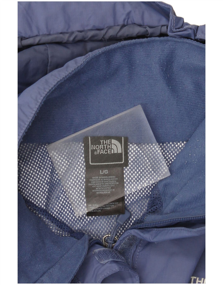 The North Face Damen-Regenjacke mit Kapuze, UK 16, großes blaues Nylon