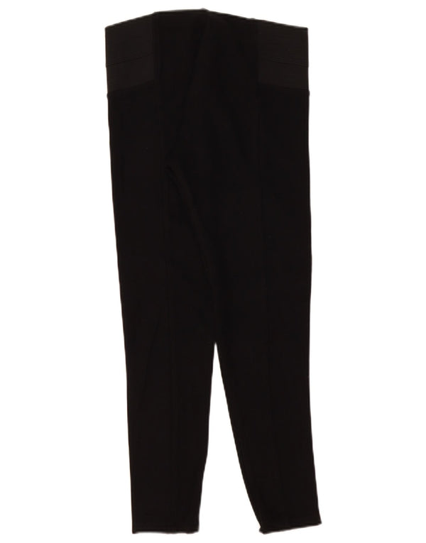 Zara Damen Leggings UK 14 Large Schwarz