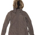 O'Neill Herren-Windbreakerjacke mit Kapuze, UK 10, Größe S, grau, Polyester