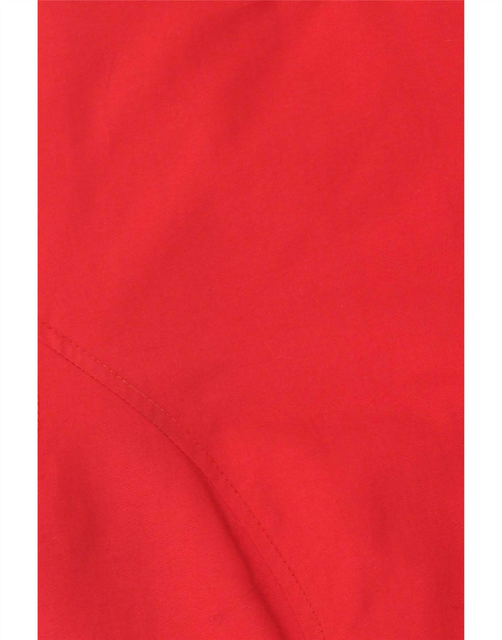 Gewehr gepolsterte Herrenjacke mit Kapuze UK 44 2XL Rot Polyamid