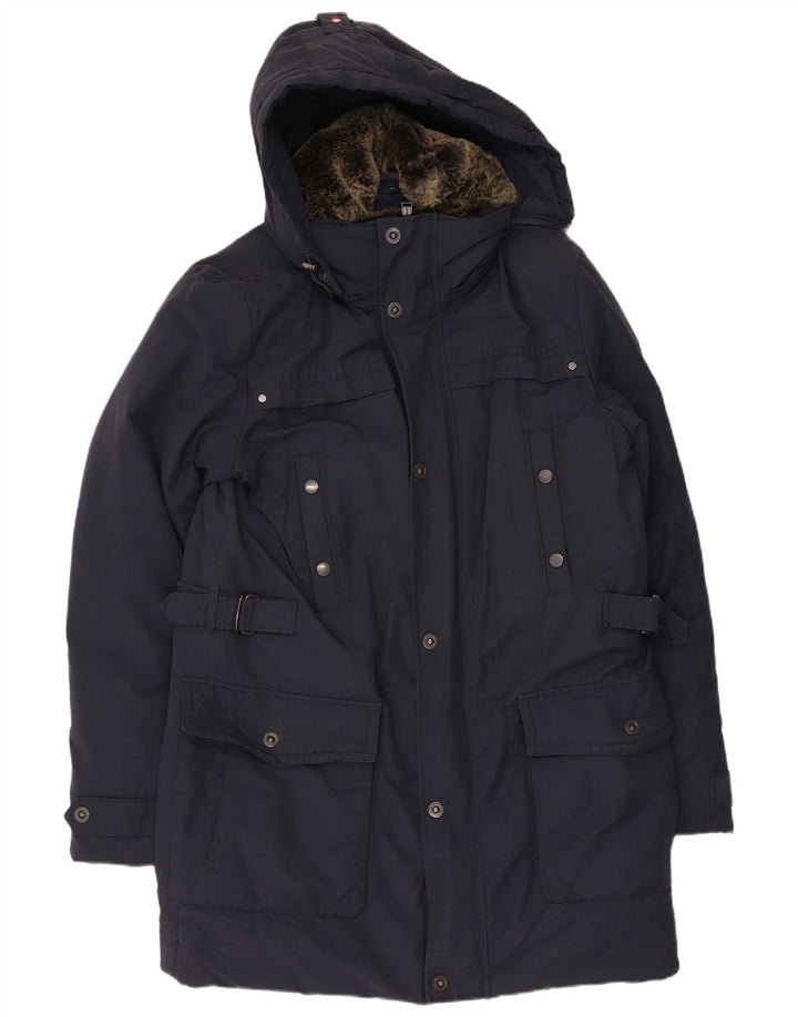 Canadiens Herren-Windbreaker-Mantel mit Kapuze IT 52 XL Marineblau