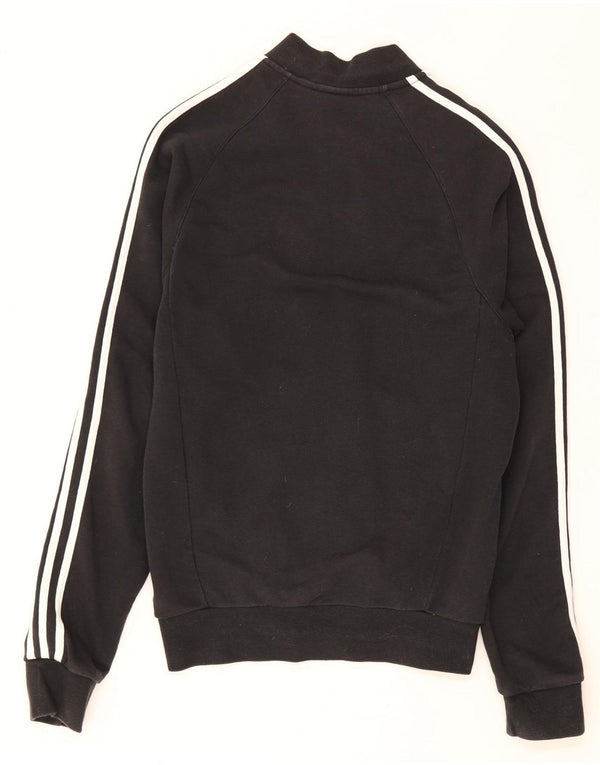 Adidas Herren-Trainingsanzug-Oberteil, Jacke, Größe S, Schwarz, Baumwolle