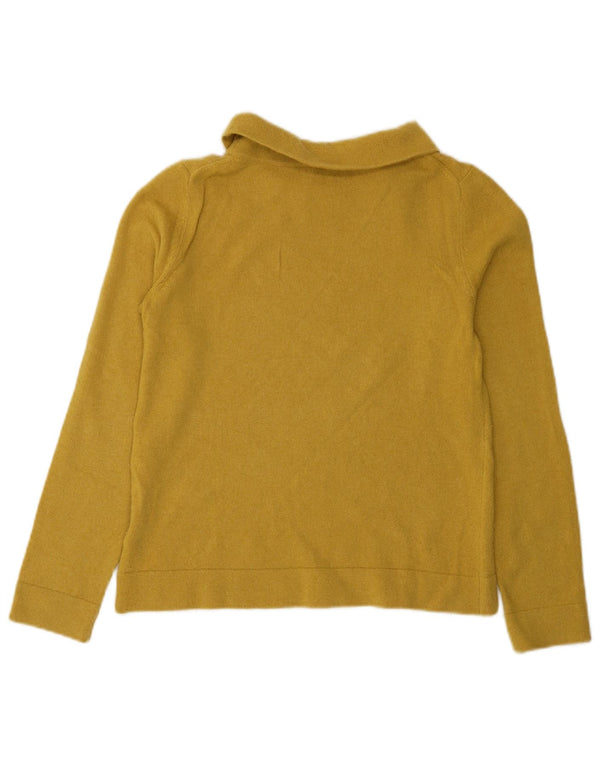 Hobbs Rollkragenpullover für Damen, UK 10, Größe S, gelbe Wolle