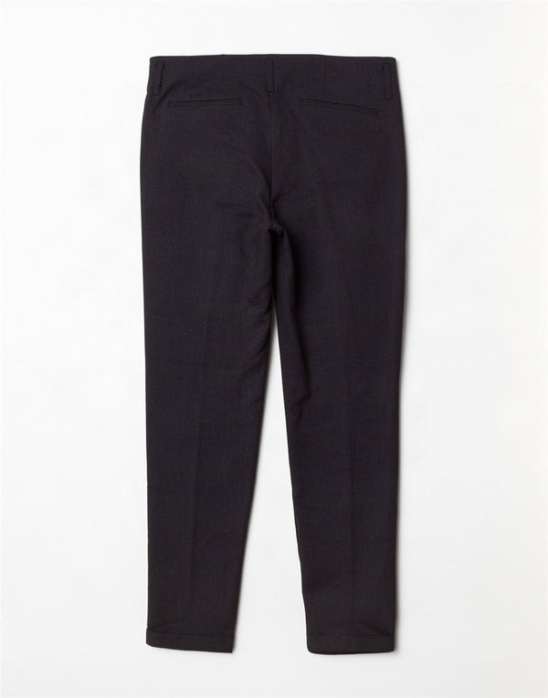 Gerade Chino-Hose für Damen von Zara, Größe S, W26, L28, Marineblau, Polyester