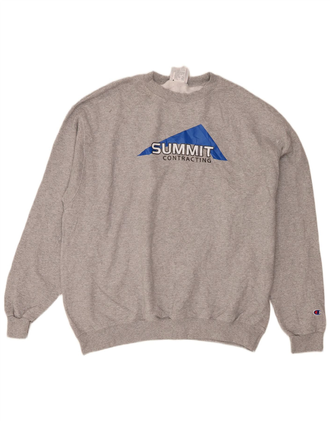 Champion Herren Summit Graphic Sweatshirt Pullover XL Grau gefleckte Baumwolle