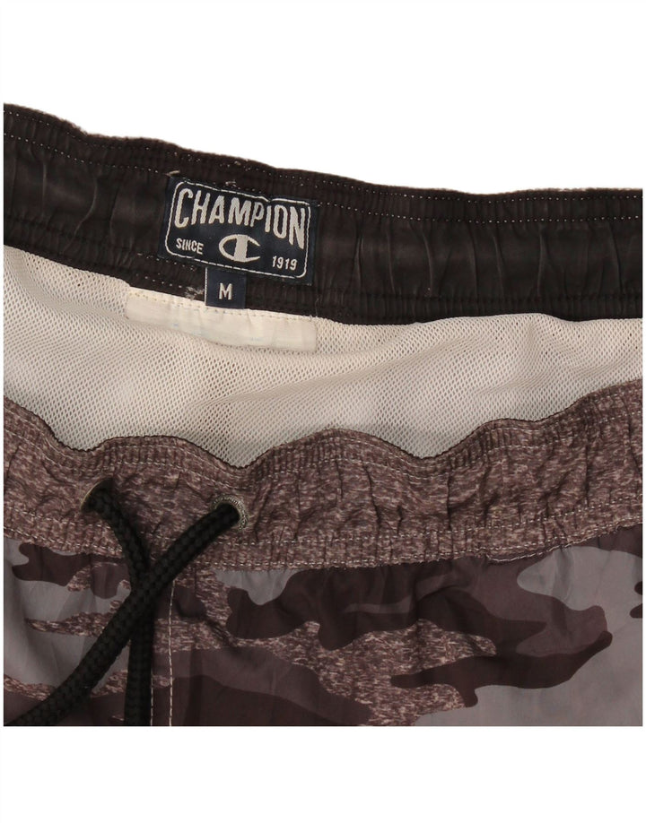 Champion Herren Badeshorts Mittelbraun Camouflage