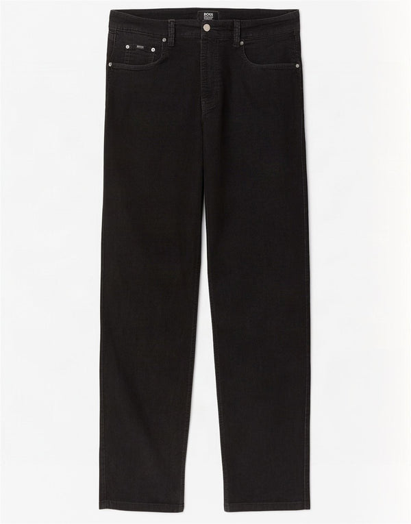 Hugo Boss Herren gerade Freizeithose W32 L30 Schwarz