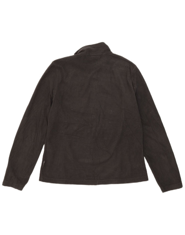 Jack Wolfskin Womens Fleece Jacket UK 14/16 Large Black Polyester