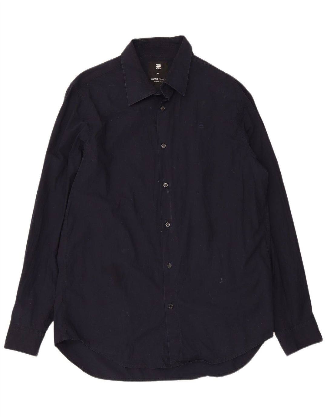 G-Star Herrenhemd XL Marineblau Baumwolle