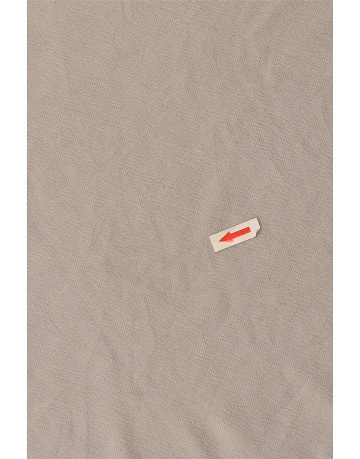 Zara Herren T-Shirt Top mittelgraue Baumwolle