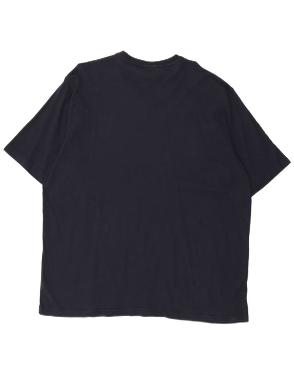 Adidas Herren T-Shirt Top XL Marineblau Baumwolle