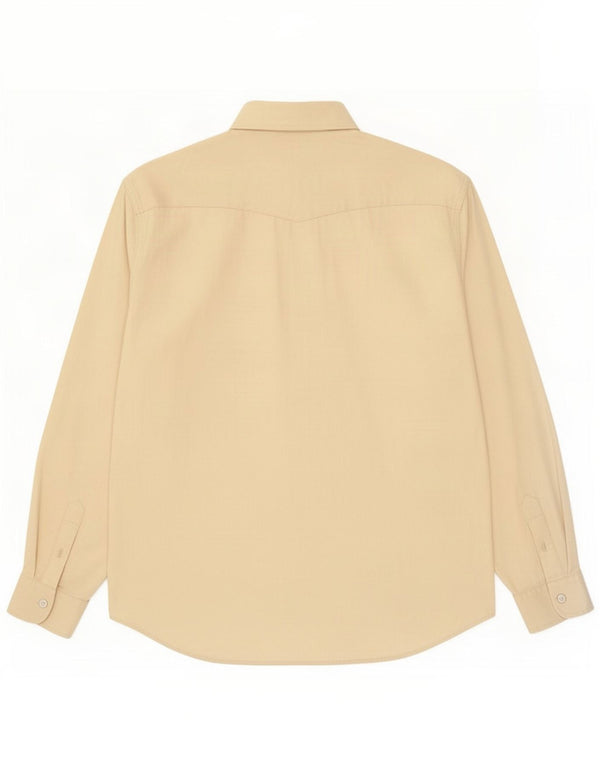 Carrera Herrenhemd Large Beige Cotton