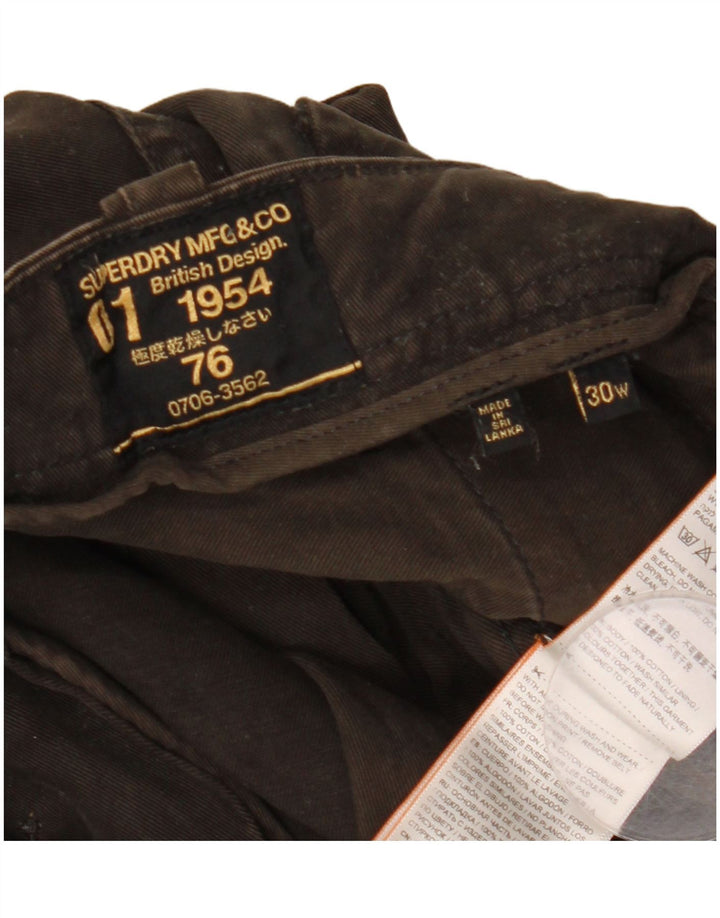 Superdry Herren Cargoshorts W30 mittelbraune Baumwolle