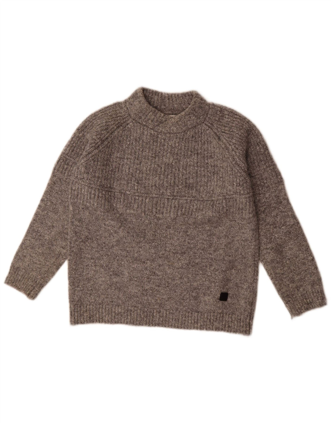 Zara Rollkragenpullover für Mädchen, 9–10 Jahre, graues Polyester