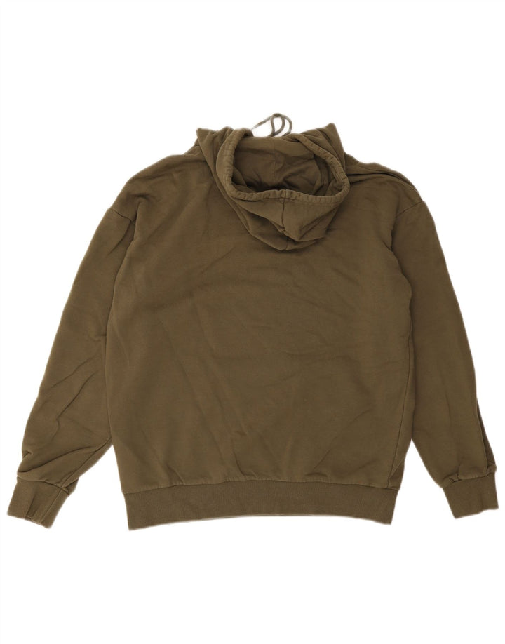 Puma Herren Kapuzenpullover, klein, Khaki, Baumwolle