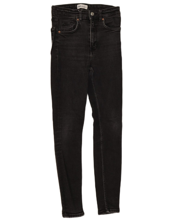 Zara Damen Skinny Jeans EU 36 XS W26 L28 Schwarz