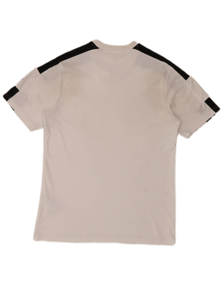 Adidas Herren Aeroready T-Shirt Top Mittelweißes Colourblock-Polyester