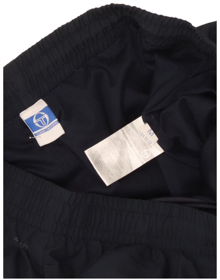 Sergio Tacchini Herren-Trainingshose aus mittelmarineblauem Polyester